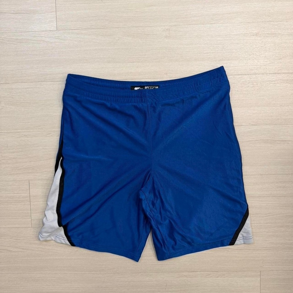 Y2K Starter Blue Baggy Basketball Shorts Men's Size Large Vintage